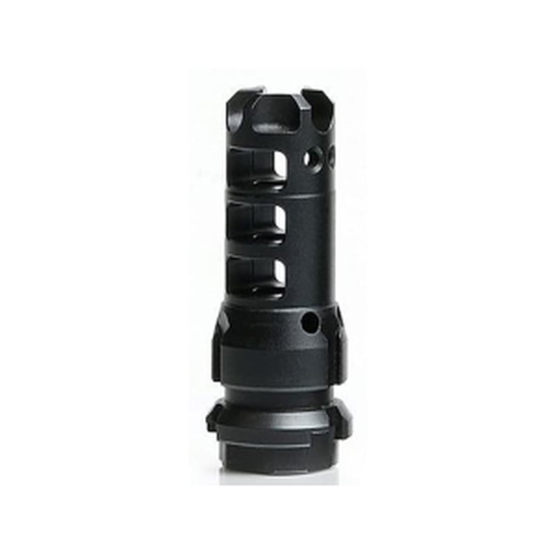 LANTAC Dragon Muzzle Brake for 223/556 with Dead Air KeyMo QD Mount, 1/2-28