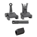 AR-15 .750 Gas Block w/ Flip-Up Combat Sights
