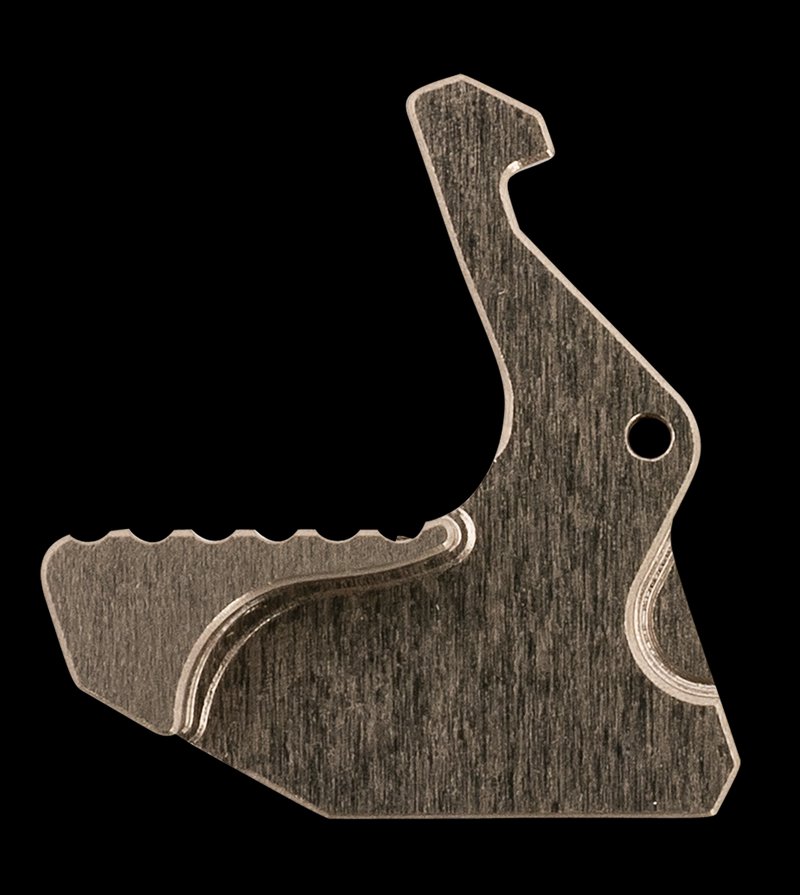 Rise Armament RA-212GISB Extended AR Charging Handle Latch Spartan Bronze Aluminum