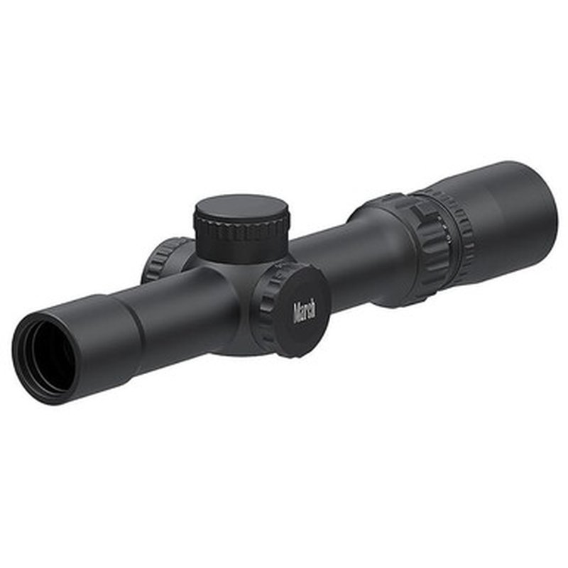 March Compact 1-10x24 Riflescope MTR-1 Reticle 1/4MOA D10V24M