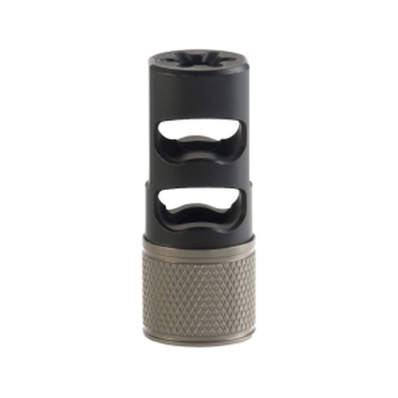 Snowy Mountain Rifle Company Snowflake 2 Port Muzzle Brake 30 Caliber Black