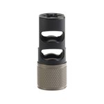 Snowy Mountain Rifle Company Snowflake 2 Port Muzzle Brake 30 Caliber Black