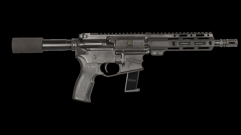 Bersa Bar9 9mm AR-Style Carbine 8 Inch Barrel Black Hard Coat Anodized