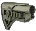 FAB Defense GL-Shock with a GSPC Cheek Riser and GSPCP Picatinny Rail Adaptor