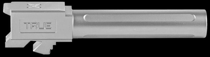 True Precision Glock 19/19X/45 9mm Fluted Satin Stainless 4in Barrel (TPG19BX)
