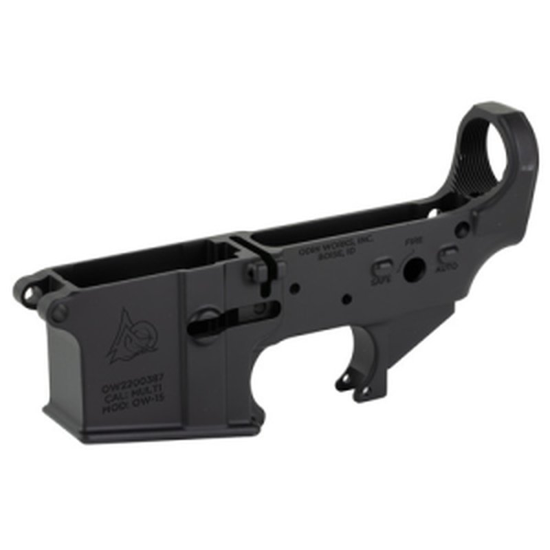 Odin Works OW-15 Forged AR-15 Stripped Lower Receiver Black