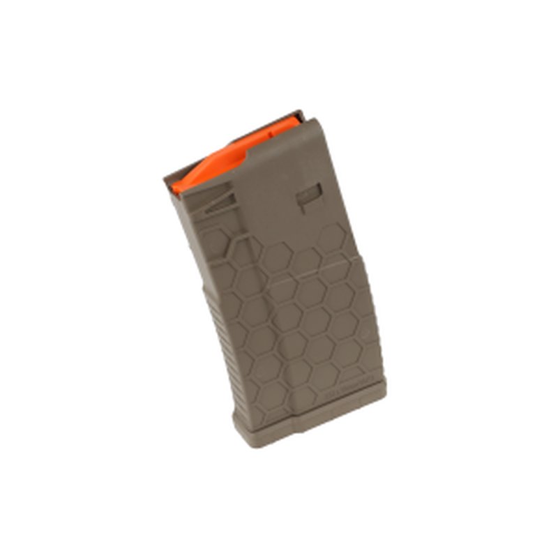 Hexmag POLYHEX2 Magazine LR-308, SR-25, AR-10 20-Round Flat Dark Earth