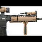 TangoDown Vertical Fore Grip - For Picatinny Rails - Surefire Pressure Pad Compatible - FDE Finish - BGVMK46FDE