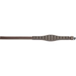 Quake Claw Contour Rifle Sling with Hush Stalker II QD Swivels Brown 53006-0