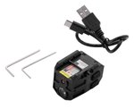 IPROTEC MYCRO Rail Mount Light with Green Laser, Matte Black PA66 Nylon