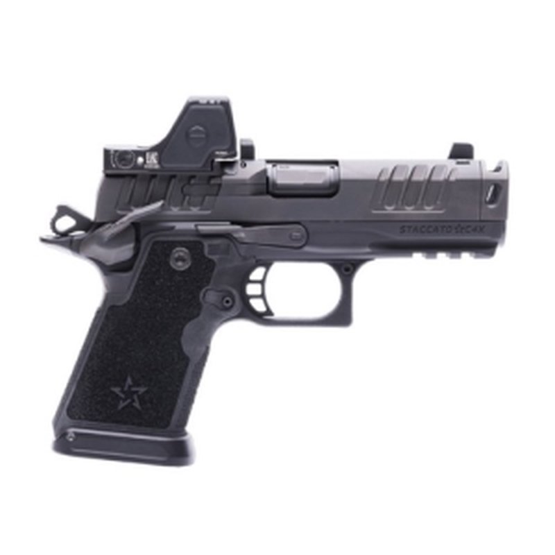 STACCATO HD C4X 9mm Pistol 4 inch Barrel Black Trijicon HD
