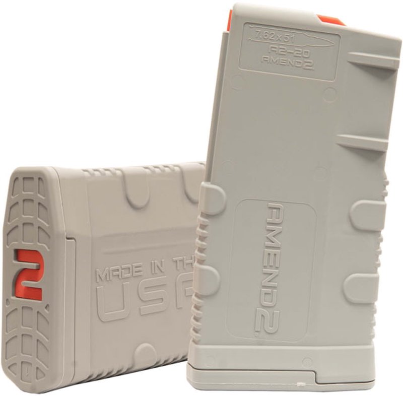 Amend2 Mod-2 SR-25 7.62x51 20rd Magazine Grey