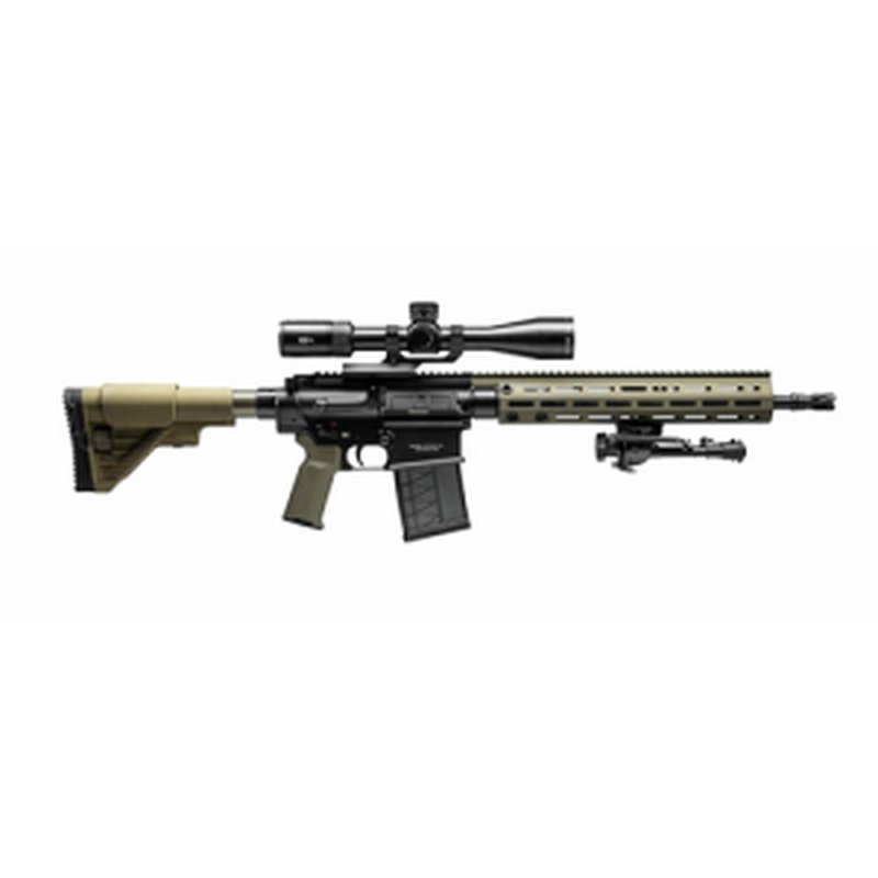 HK USA MR762 7.62x51 16.5" 20rd Semi-Auto Rifle w/ Vortex Viper PSTII 3-15x44 & Bi-Pod | FDE