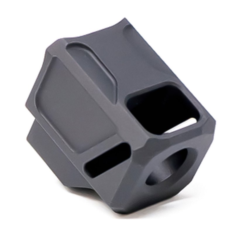 Prefer a consolidated name that includes the thread/finish details if verified against the surviving SKU variant (e.g., include '1/2x28' and confirm black anodized vs black nitride).