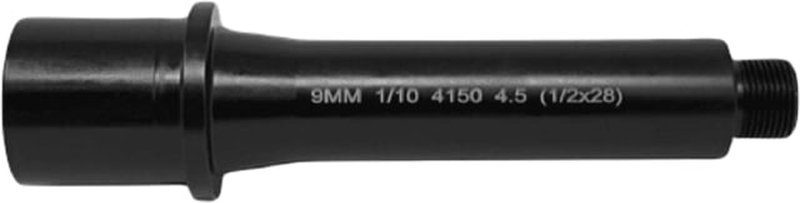 Lead & Steel AR-9 9mm Threaded Barrel 4.5in 1-10 Twist 1/2x28 Black