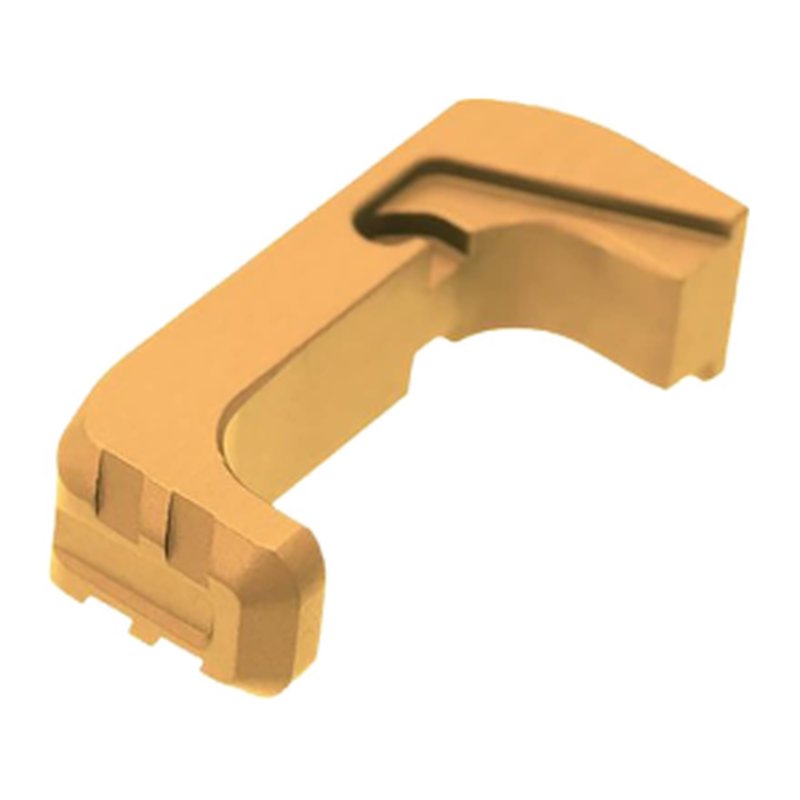 Tyrant CNC Extended Magazine Release for Glock 43X/48 Gold