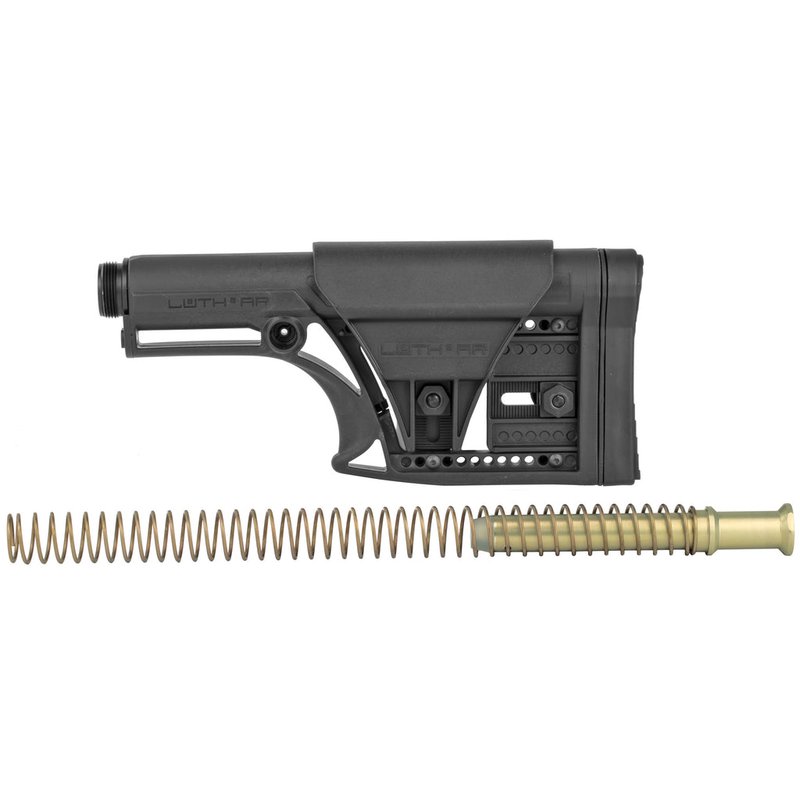 Luth-AR MBA-1 Rifle Buttstock Kit with A2 Buffer Tube (Stock Kit 223 Black AR-15)