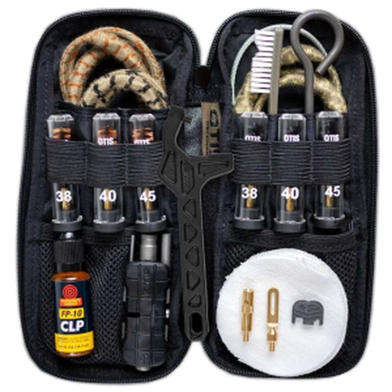 Otis Pro PST Cleaning Kit 9mm/.40/10mm/.45/.38 Pistol Caliber Brushes Kit