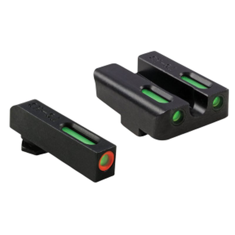 Truglo TFX Pro Handgun Sights Glock Low Set Orange Front Ring