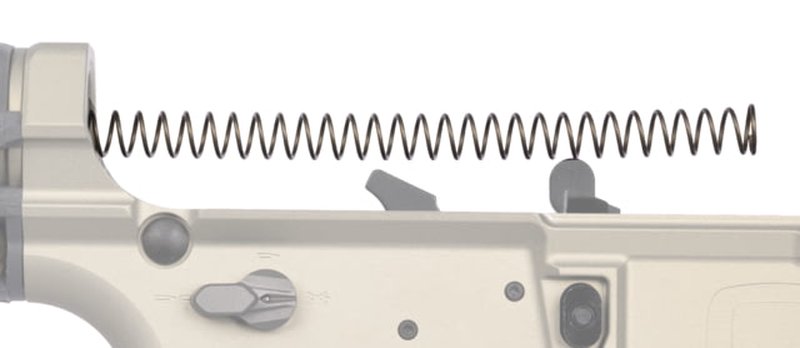 Q Honey Badger Recoil Spring Silver
