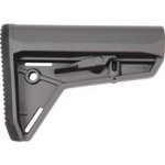 Magpul MAG347-GRY MOE SL Carbine Stock Stealth Gray Synthetic for AR-15, M16, M4 with Mil-Spec Tube (Tube Not Included)