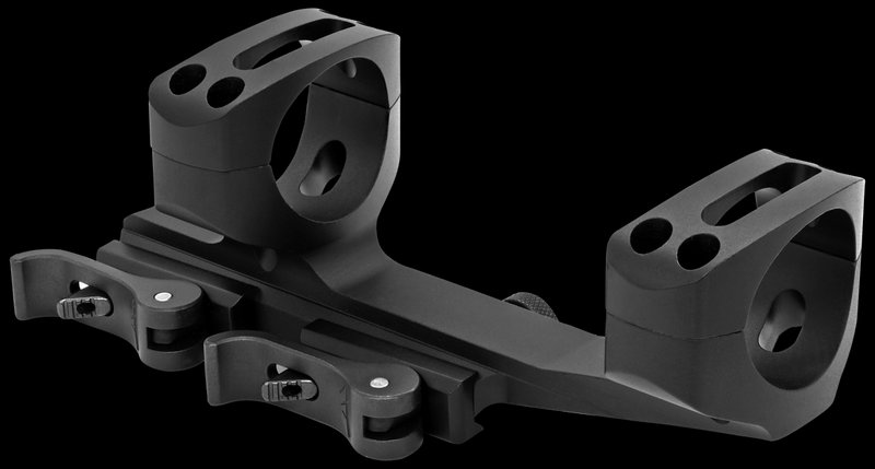 Warne QD X-SKEL 30mm MSR Scope Mount Skeletonized Cantilever (QDXSKEL30TW)