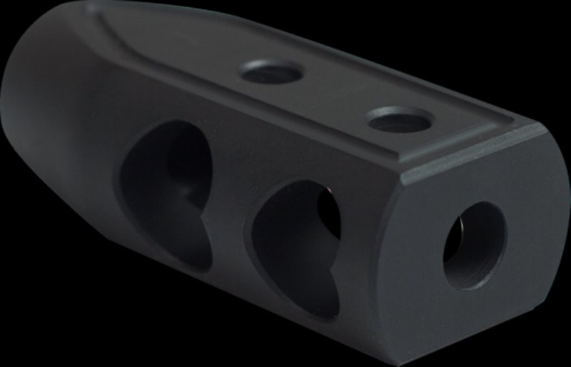 Timber Creek Heart Breaker 6.5 Muzzle Brake 5/8-24 Black Cerakote 65HBBLC
