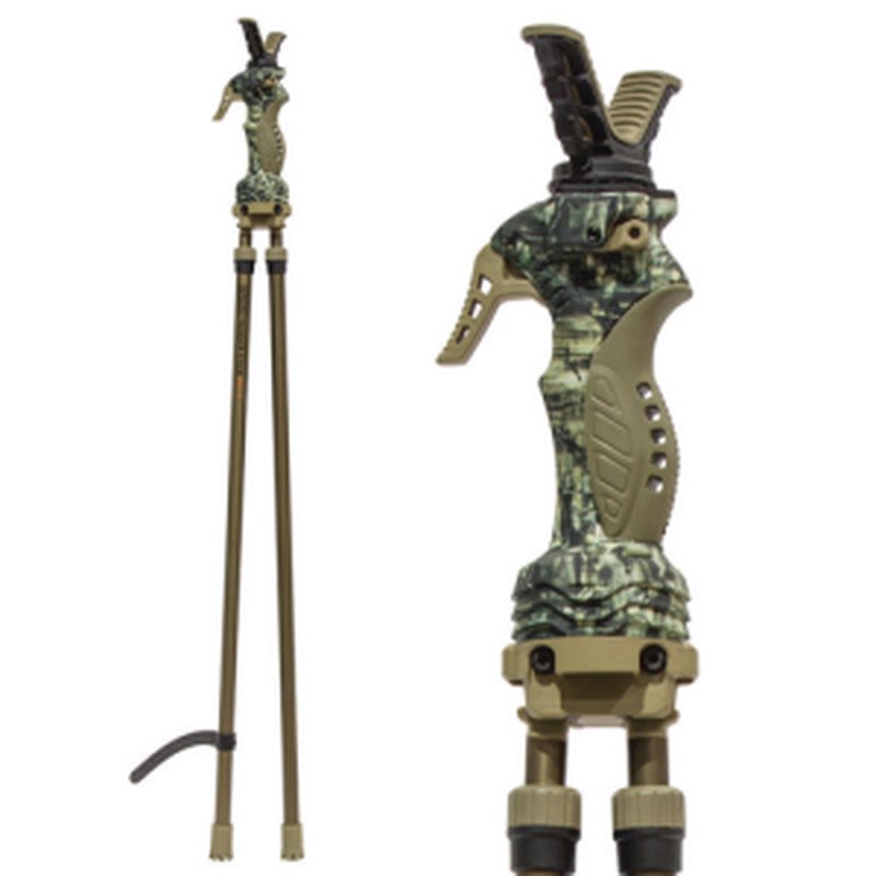 Primos Trigger Stick Gen3 Tall Bipod 26-62 in Camouflage Tan