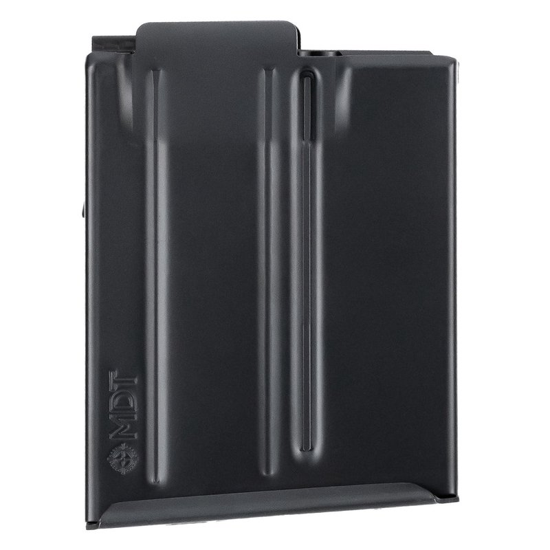 MDT AICS-Pattern 6mm ARC Magazine 10-Round Nitrided Steel Cerakote Elite Black