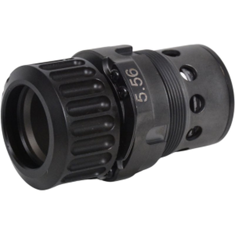 B&T SF Adapter Muzzle Device Suppressor Mount 5.56x45mm 1.375x24 Threaded Titanium Black