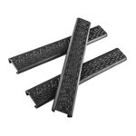 Daniel Defense Picatinny Rail Cover 7 Inch Santoprene Black 3 Pack