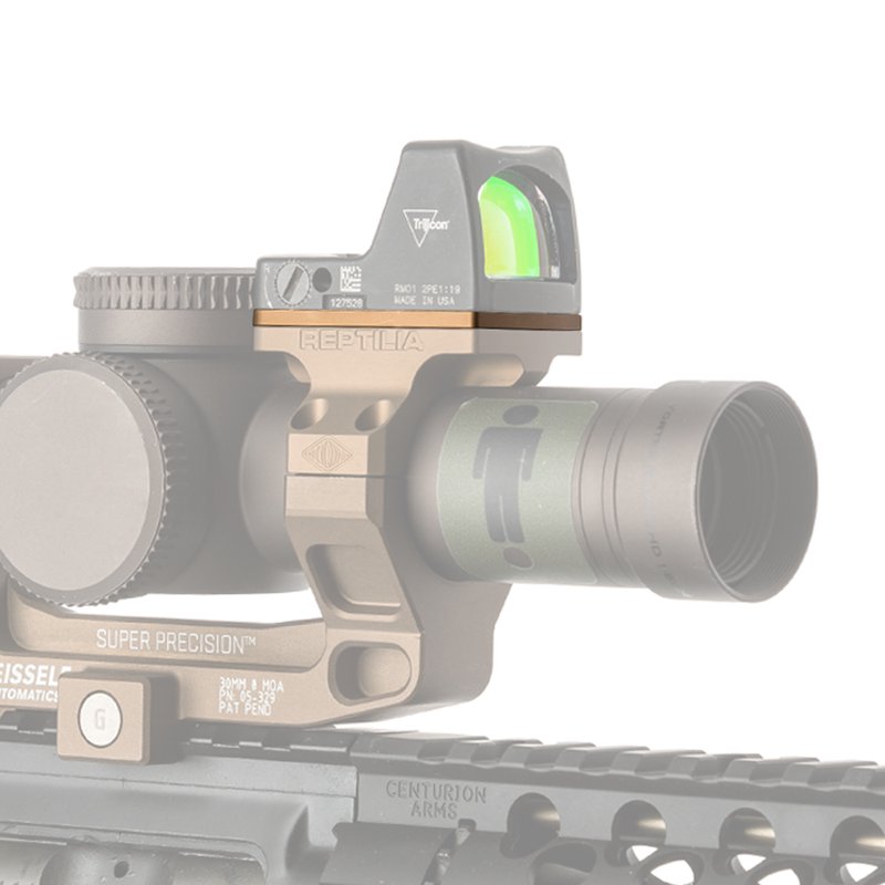 Reptilia ROF Riser 2.5mm for Trijicon RMR & SRO - Flat Dark Earth Anodized