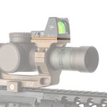 Reptilia ROF Riser 2.5mm for Trijicon RMR & SRO - Flat Dark Earth Anodized