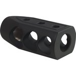 Timber Creek Outdoors Muzzle Brake 49/64\"-20 tpi for AR-15, Black Cerakote - 50 BEO HB BL C