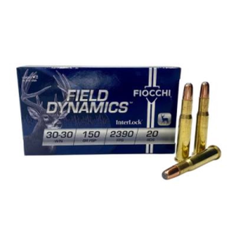 Fiocchi Shooting Dynamics 30-30 Winchester 150 Grain Flat Soft Point Ammunition