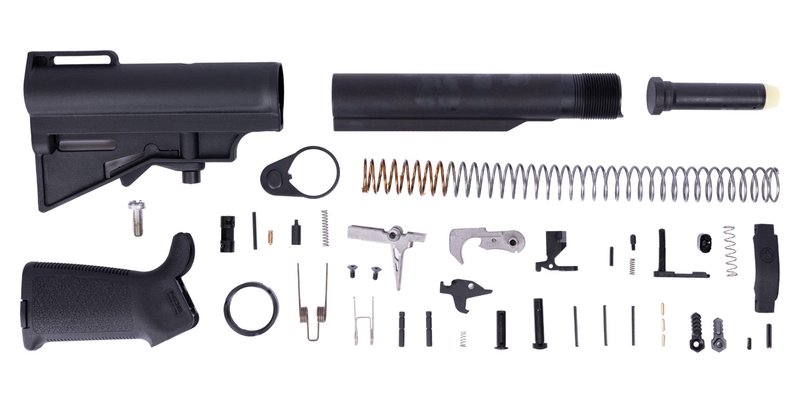 PSA Guardsman-15 MOE HAR-15 Pistol Lower Build Kit, Black