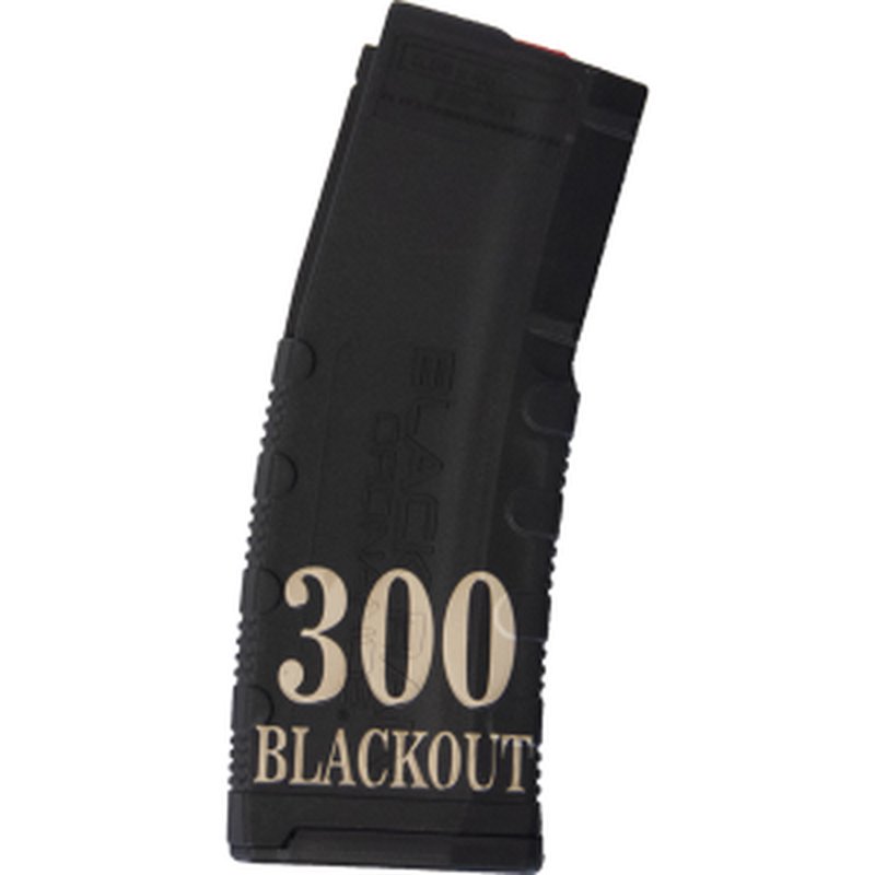 Black Rain Ordnance Lasered AR-15 300 Blackout 30rd 223/5.56 Polymer Magazine - Black