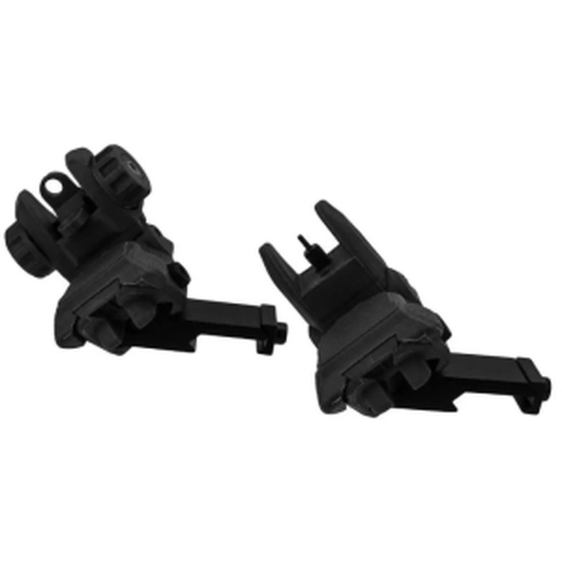 TacFire 45 Degree Offset Deployable Iron Sight (Black) Front/Rear