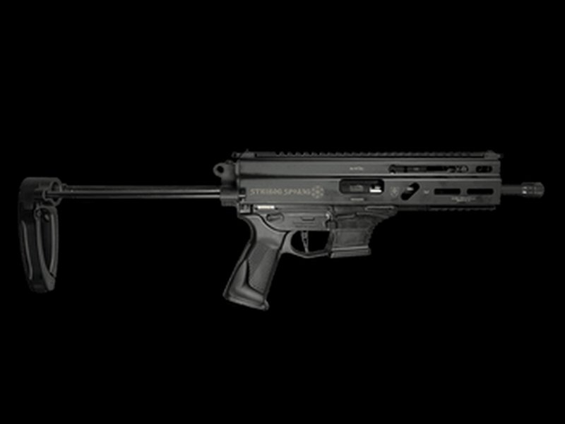 Grand Power STRIBOG SP9A3G 9mm Pistol PDW Brace with Tailhook