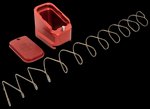 Shield Arms G17ME5RED Glock Magazine Extension +5/+4 9mm/.40 Red Type 2 Anodized