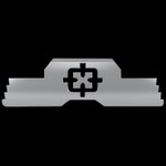 Cross Armory CRG5SLSV Extended Slide Lock for Glock Gen 1-5 P80 (4140 Steel)