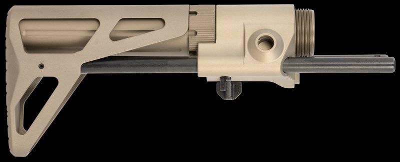 Maxim Defense CCS Gen 6 AR-15 Combat Carbine Stock FDE 7075 Aluminum w/ Buffer Tube