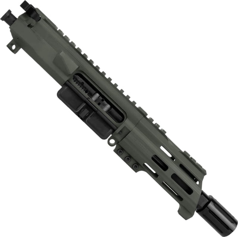 ABC RIFLE COMPANY AR-15 .223 Remington/5.56x45mm NATO Micro Pistol 5in Barrel Custom 5in Top Cut Custom M-LOK Handguard Complete Upper Receiver w/BCG And Charging Handle