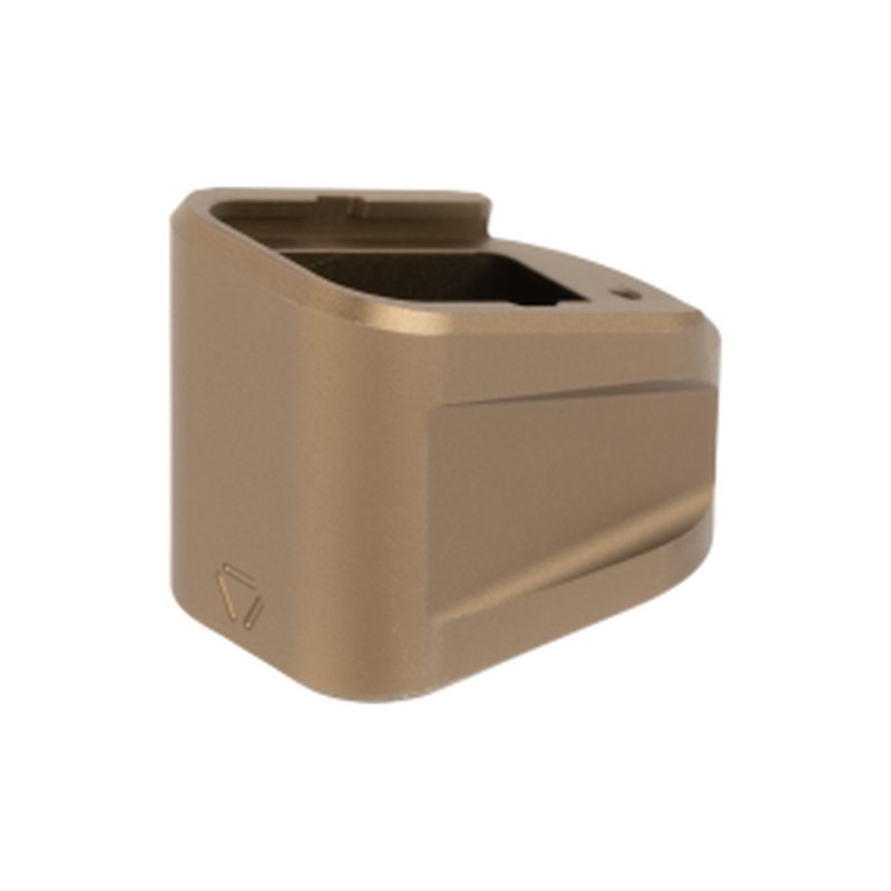 Strike Industries Aluminum Extended Magazine Plate Fits Glock 17/22 - FDE