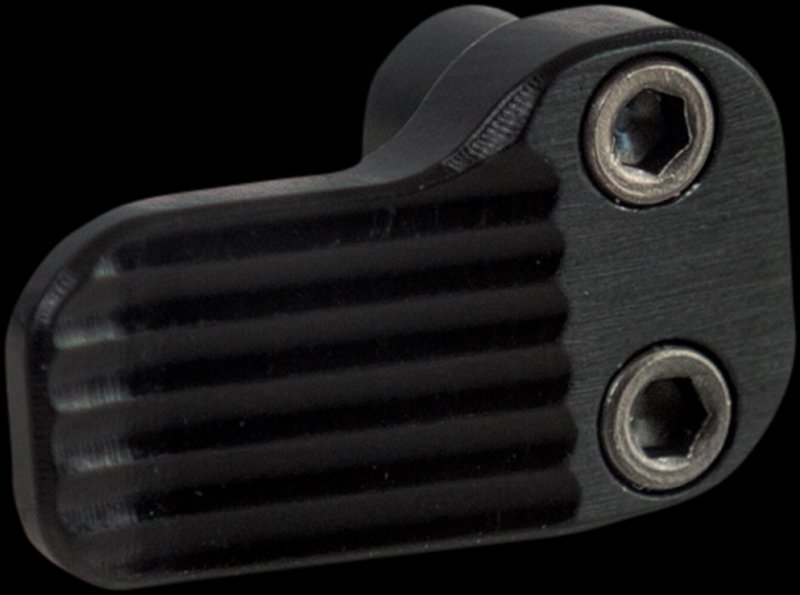Timber Creek AR Platform Extended Magazine Release Anodized Aluminum Black AREMRBL