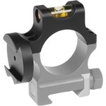 Nightforce Top Ring Replacement with Bubble Level, Black/Silver