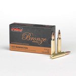 PMC Bronze .223 Rem 55gr PSP Pointed Soft Point Ammo (20 Rounds/Box)