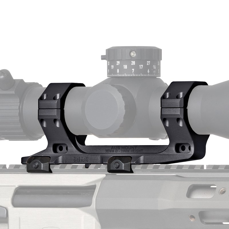 Reptilia AUS 35mm Optic Mount 1.54" Height Black Anodized