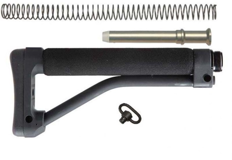 DoubleStar ARFX Skeleton Stock Assembly w/Black Foam and 5in RP