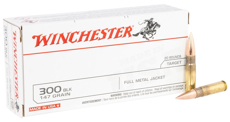 Winchester Usa Target .300 AAC Blackout Ammunition